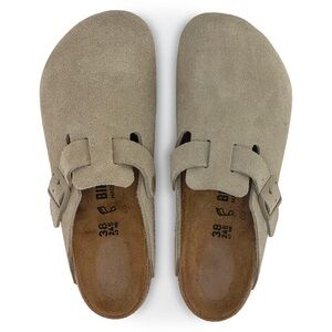 Birkenstock Boston Suede | Faded Khaki